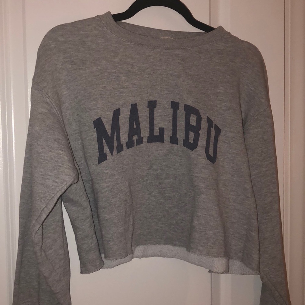 Brandy Melville cropped sweatshirt
